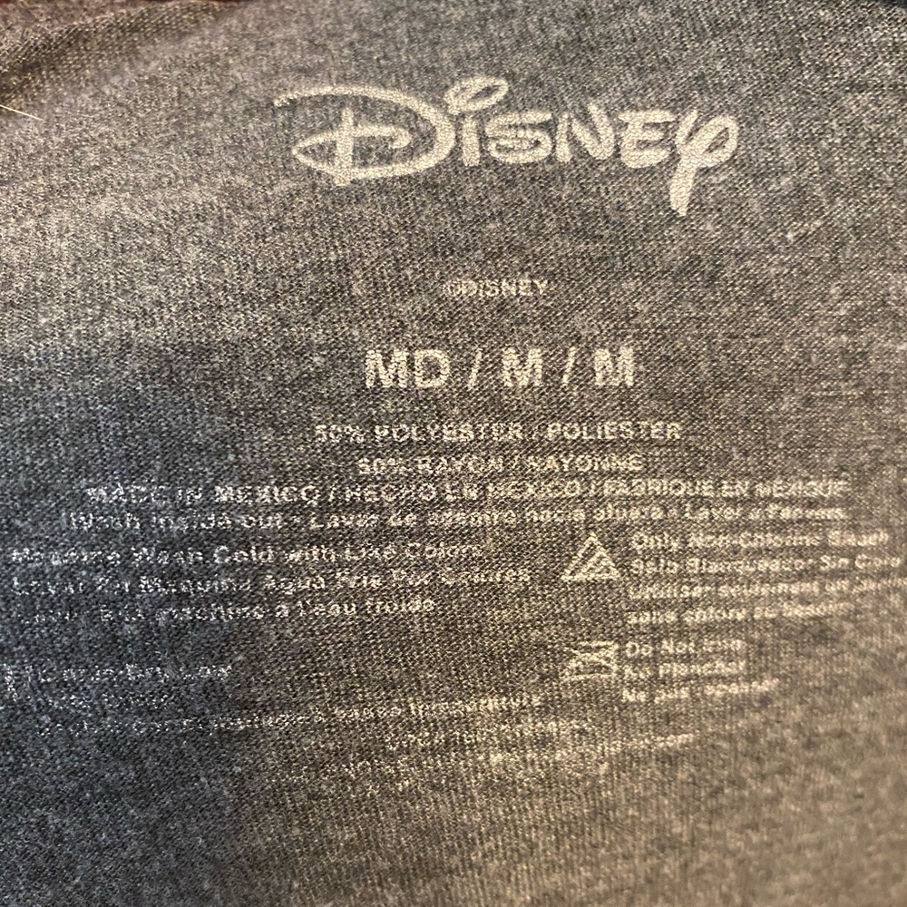 Disney Alice In Wonderland Short Sleeve Tee We’re All Mad Here White Rabbit - Picture 3 of 3